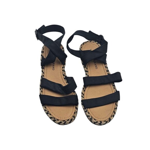 Women's - Lucky Brand Delfinne Flat Sandals, Size 7 - Picture 1 of 9